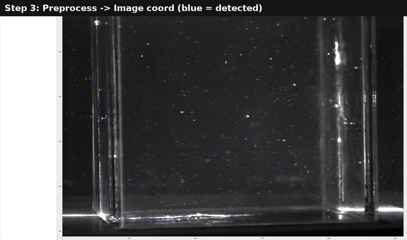 GUI after Image coord: blue detection crosses